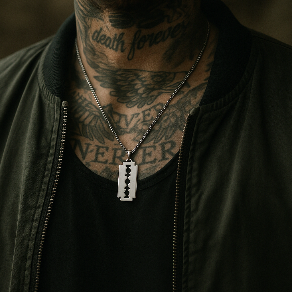 Razor Blade Necklace