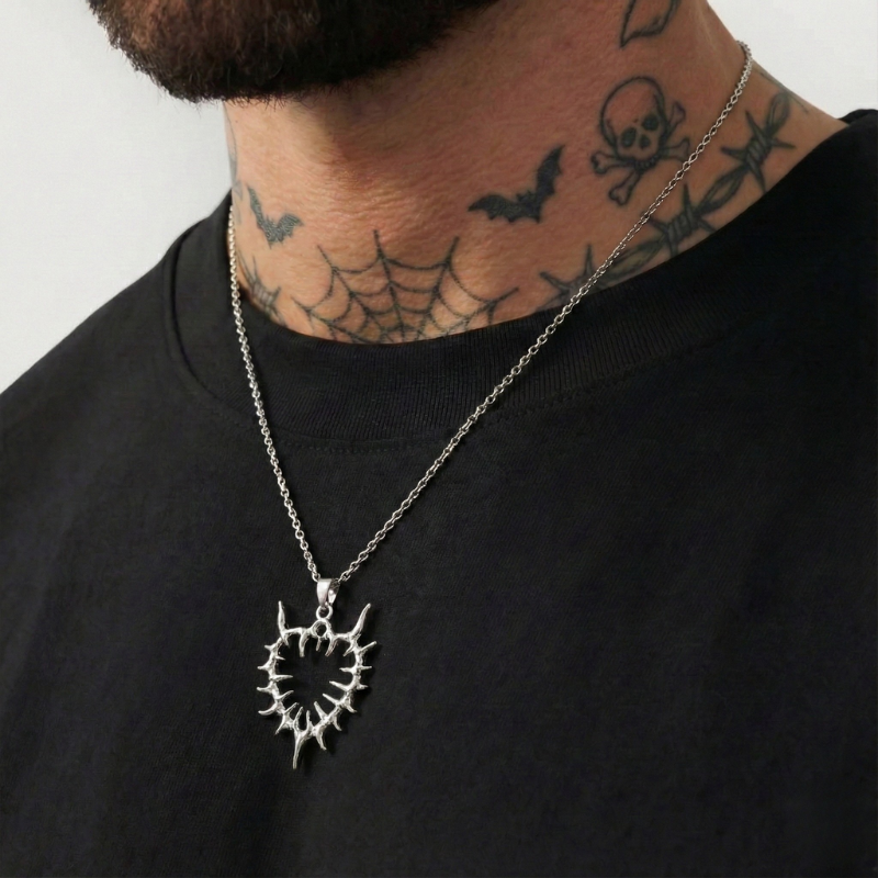 Corrupted Heart Necklace