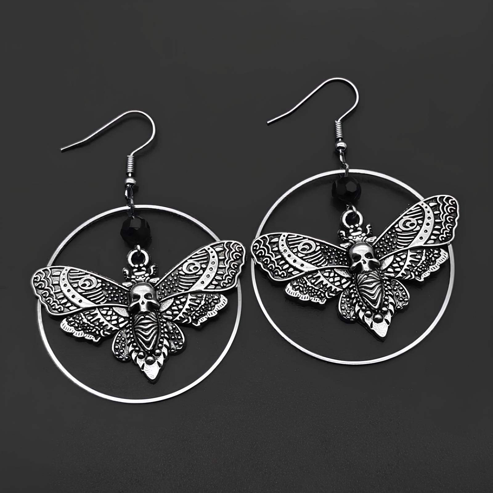 Halo Moth Earrings