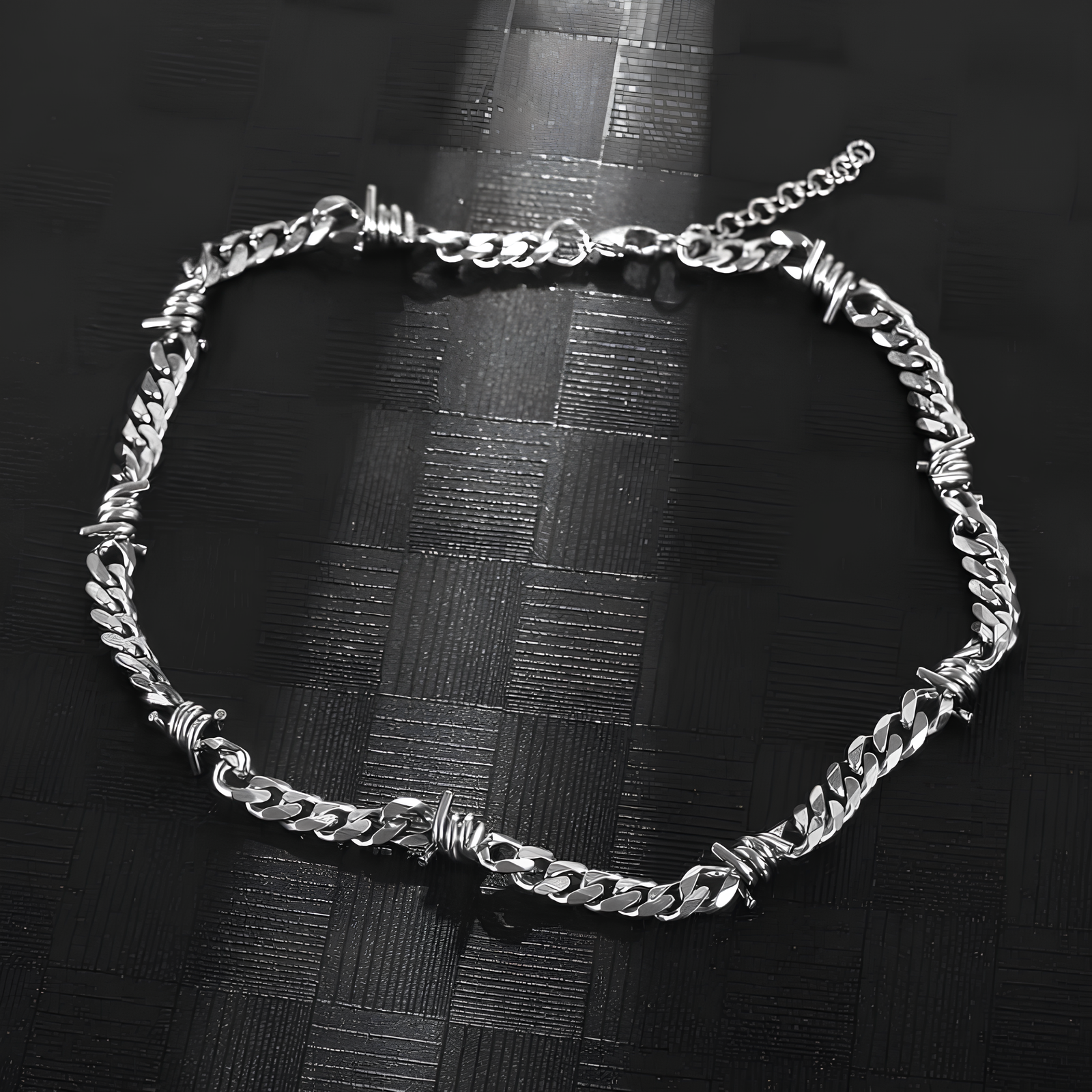 9mm Barb Wire Cuban Chain