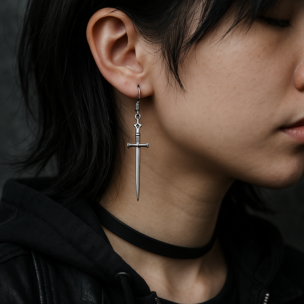 Sword Earrings