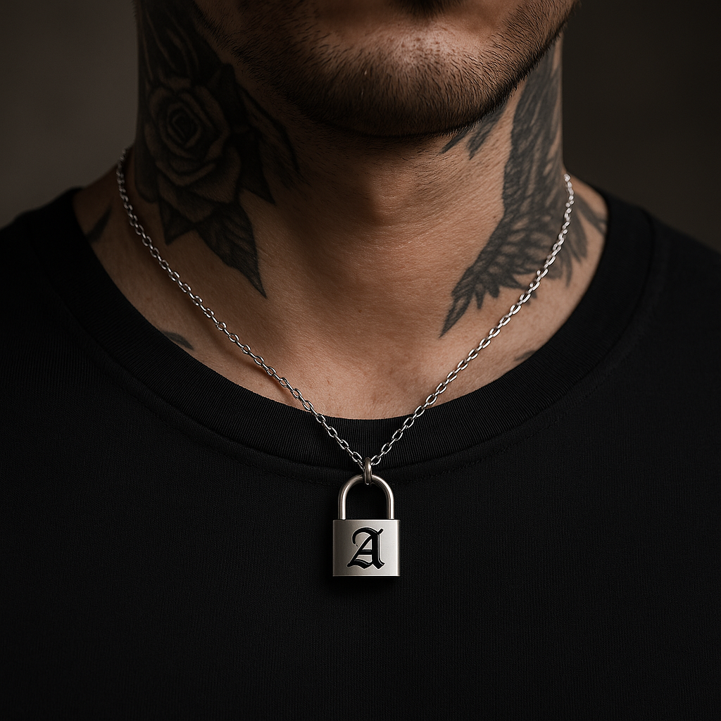 Gothic Lock Necklace