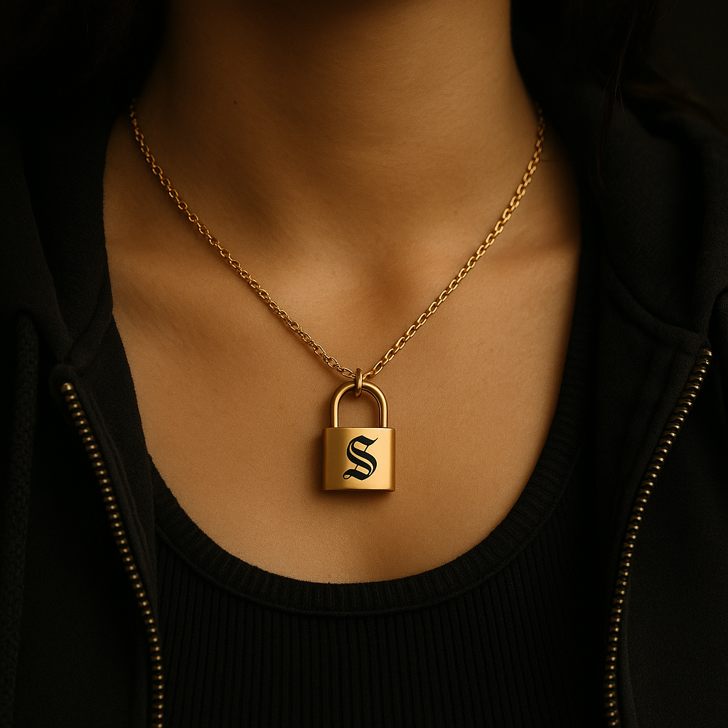 Gothic Lock Necklace