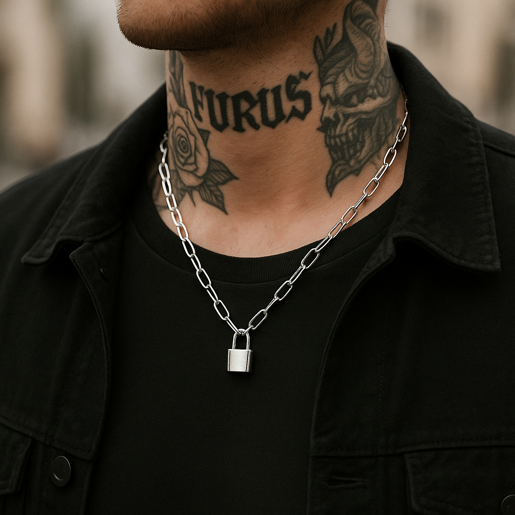 Paperclip Lock Necklace