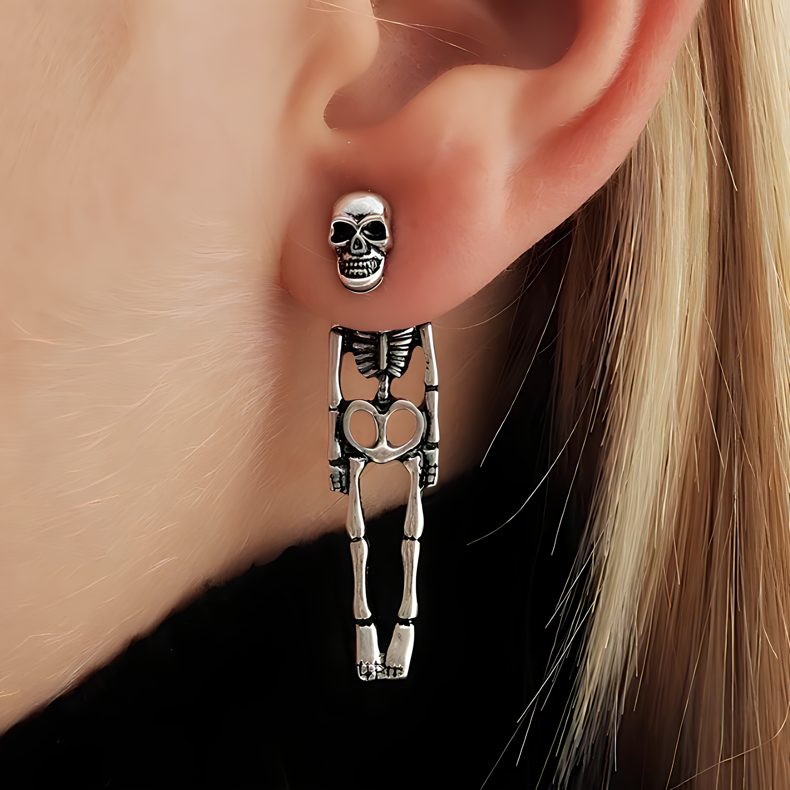 Hanging Skeleton Earrings