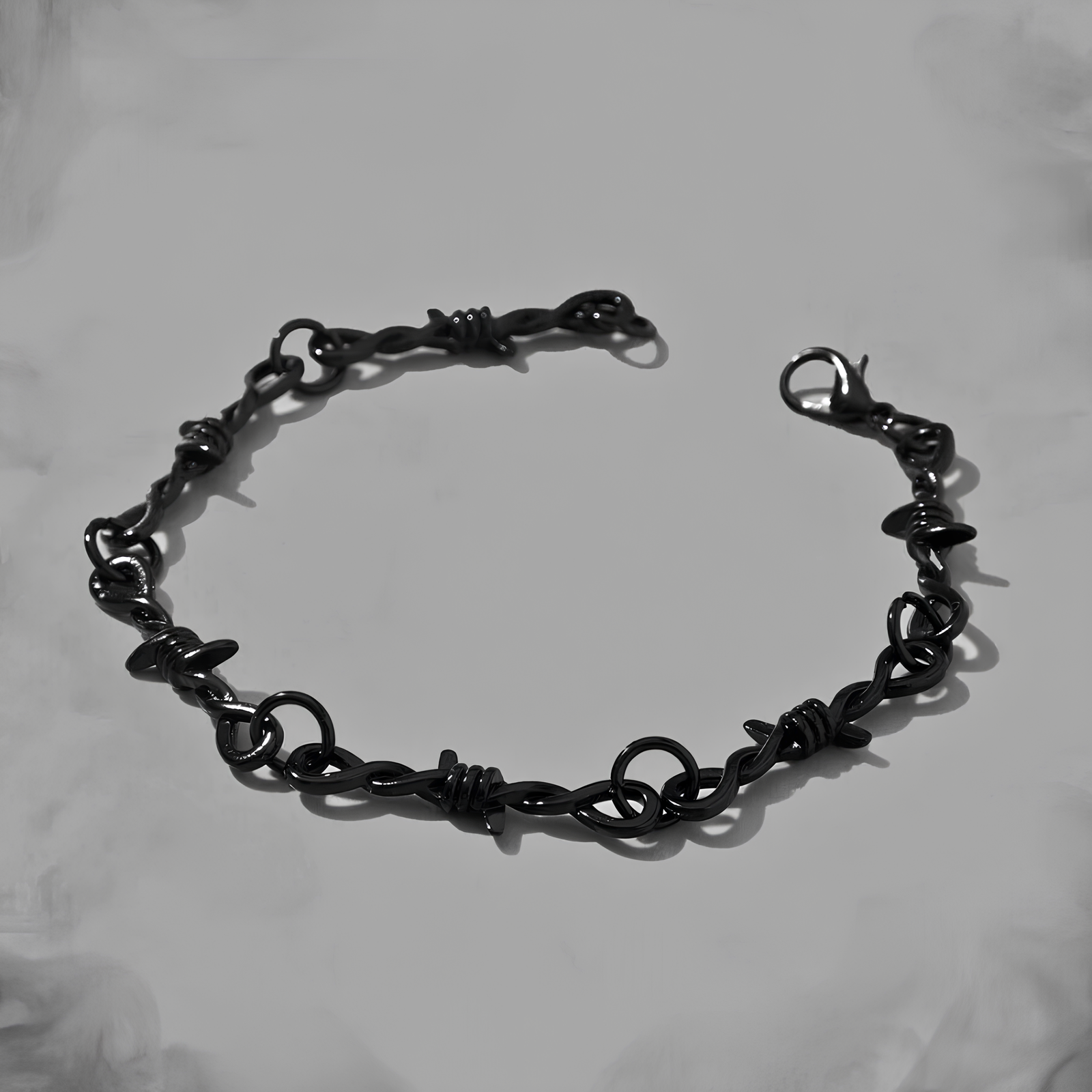 Black Barbed Wire Bracelet