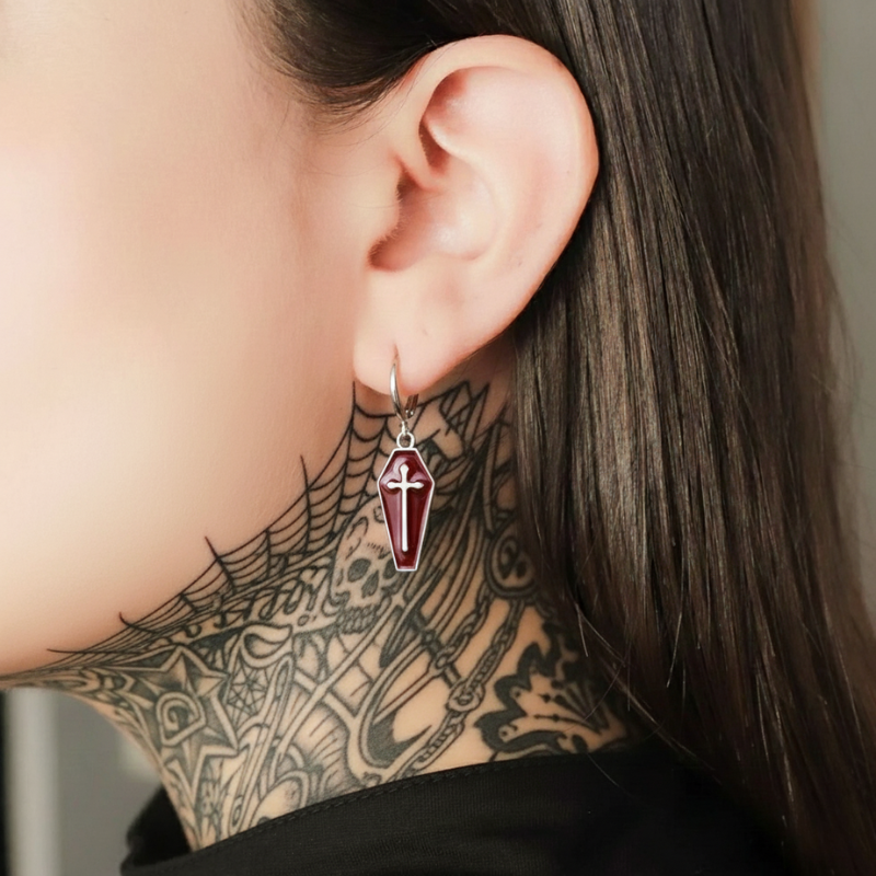 Coffin Earrings