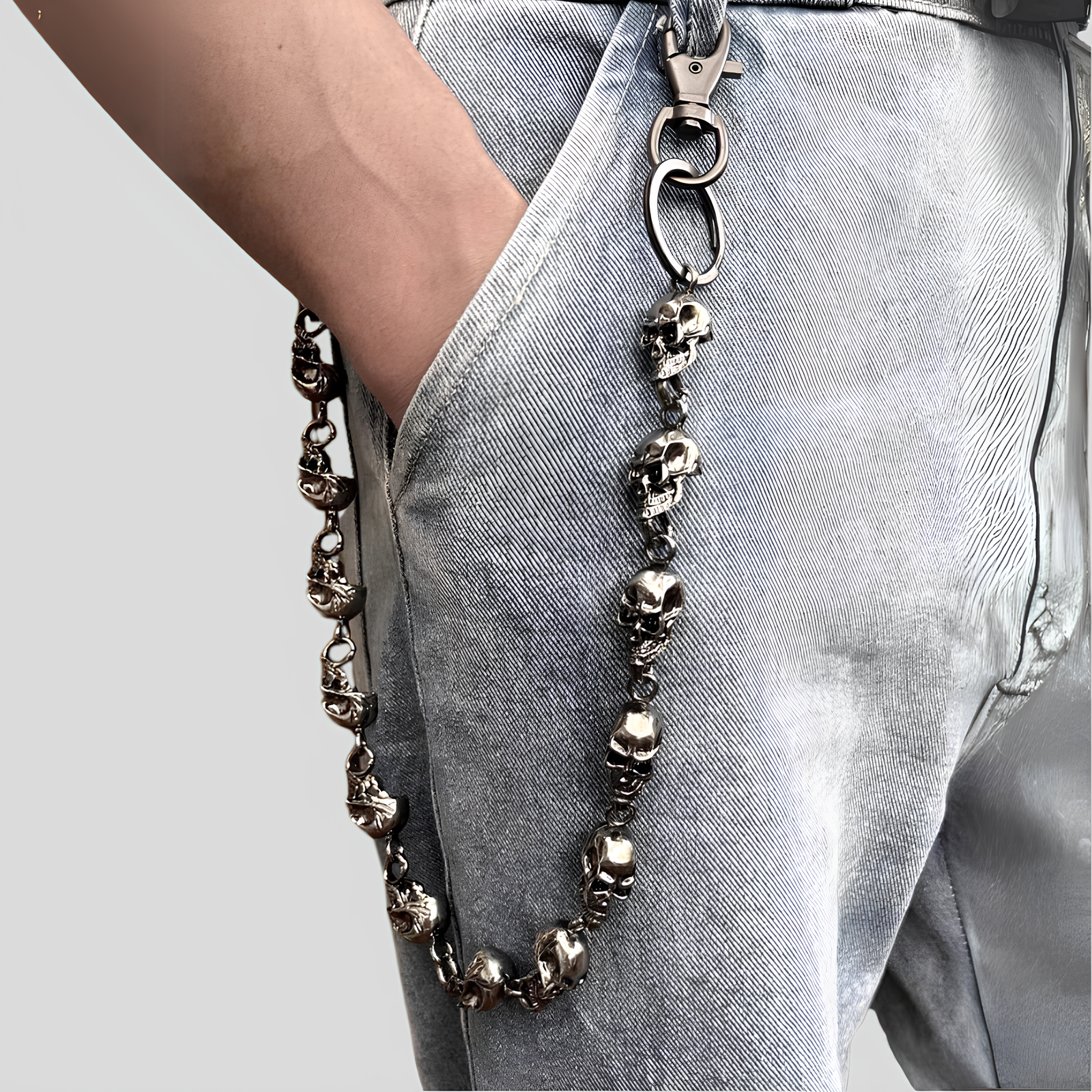Skull Belt Chain