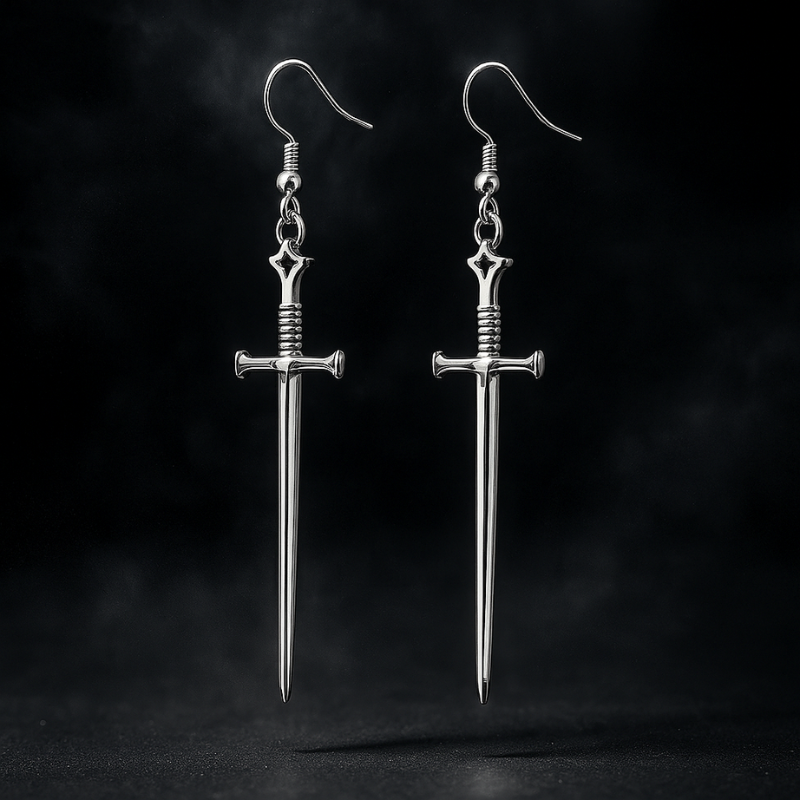 Sword Earrings