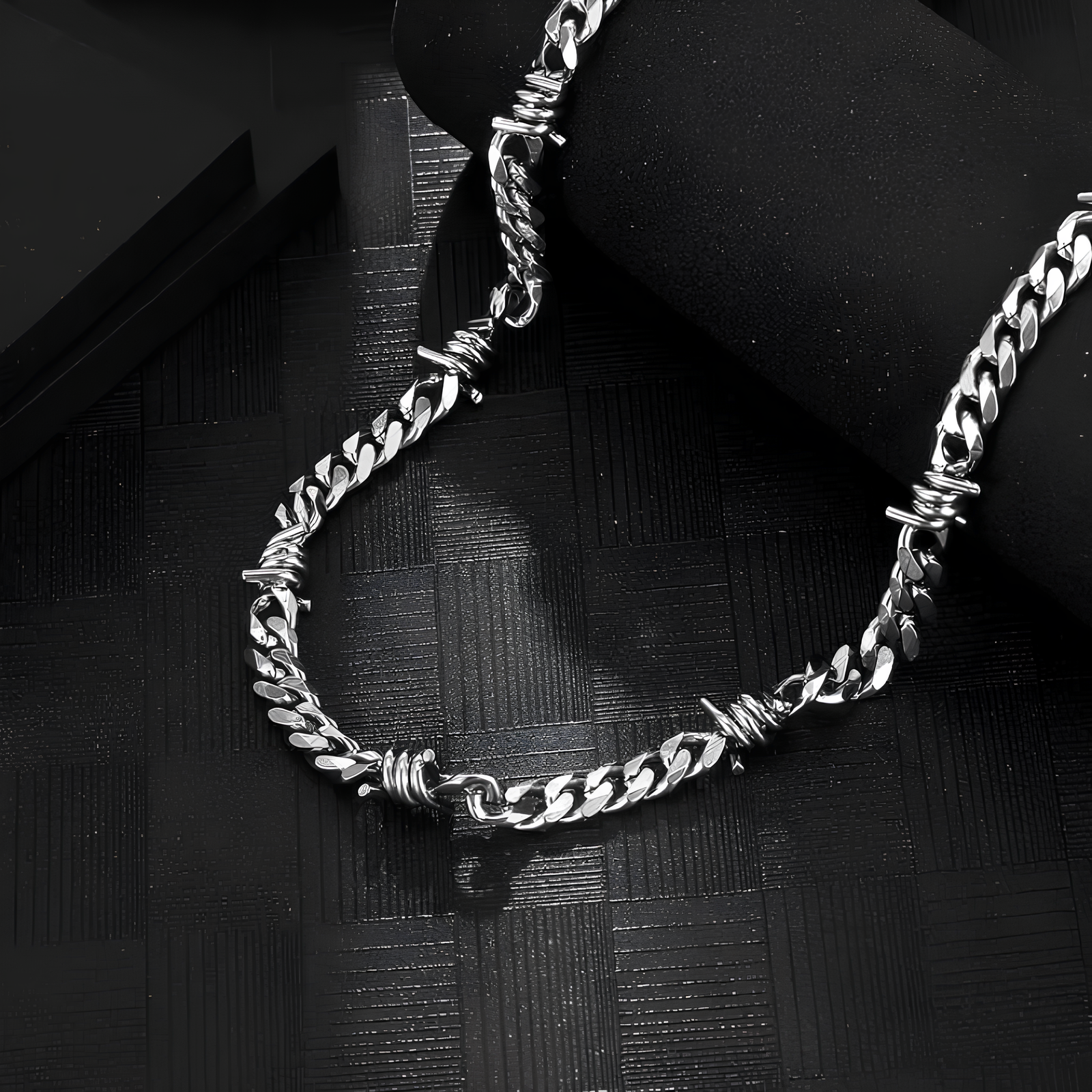 9mm Barb Wire Cuban Chain
