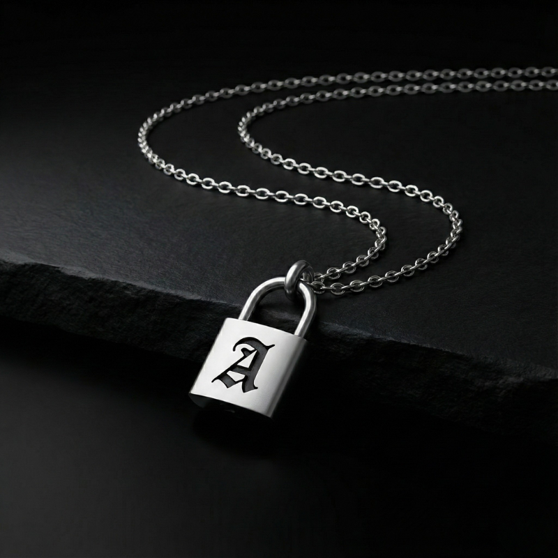 Gothic Lock Necklace