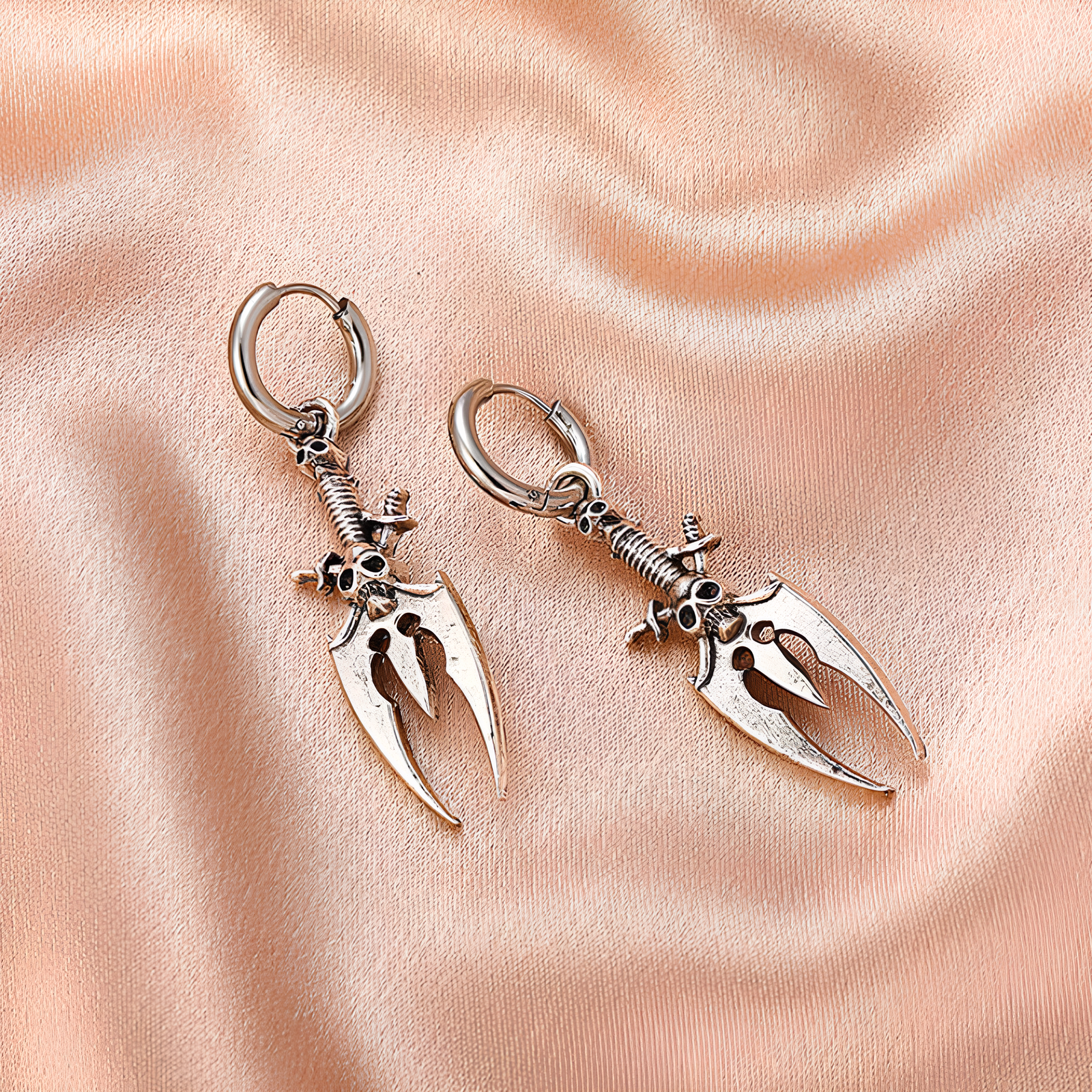 Gothic Dagger Drop Earrings