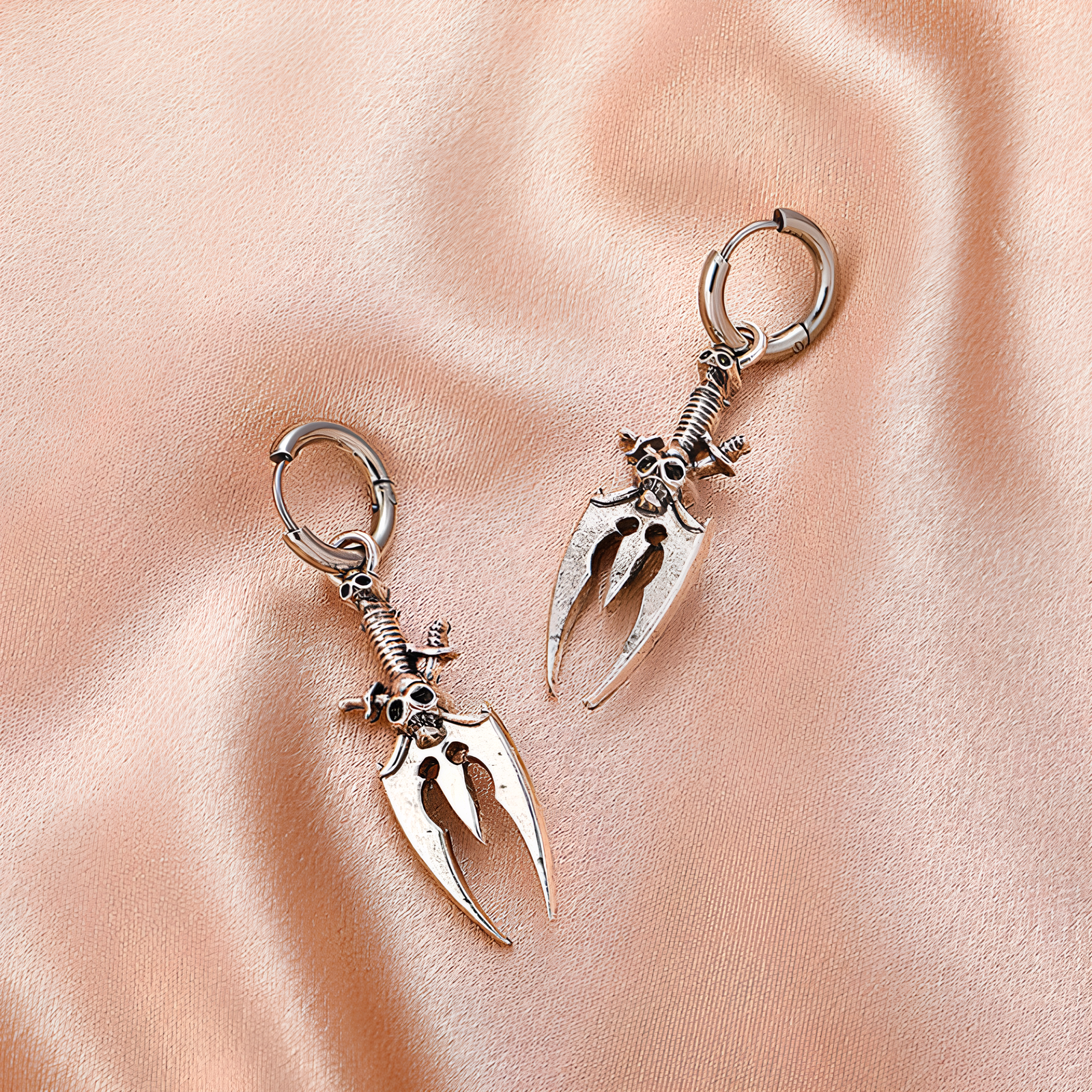 Gothic Dagger Drop Earrings