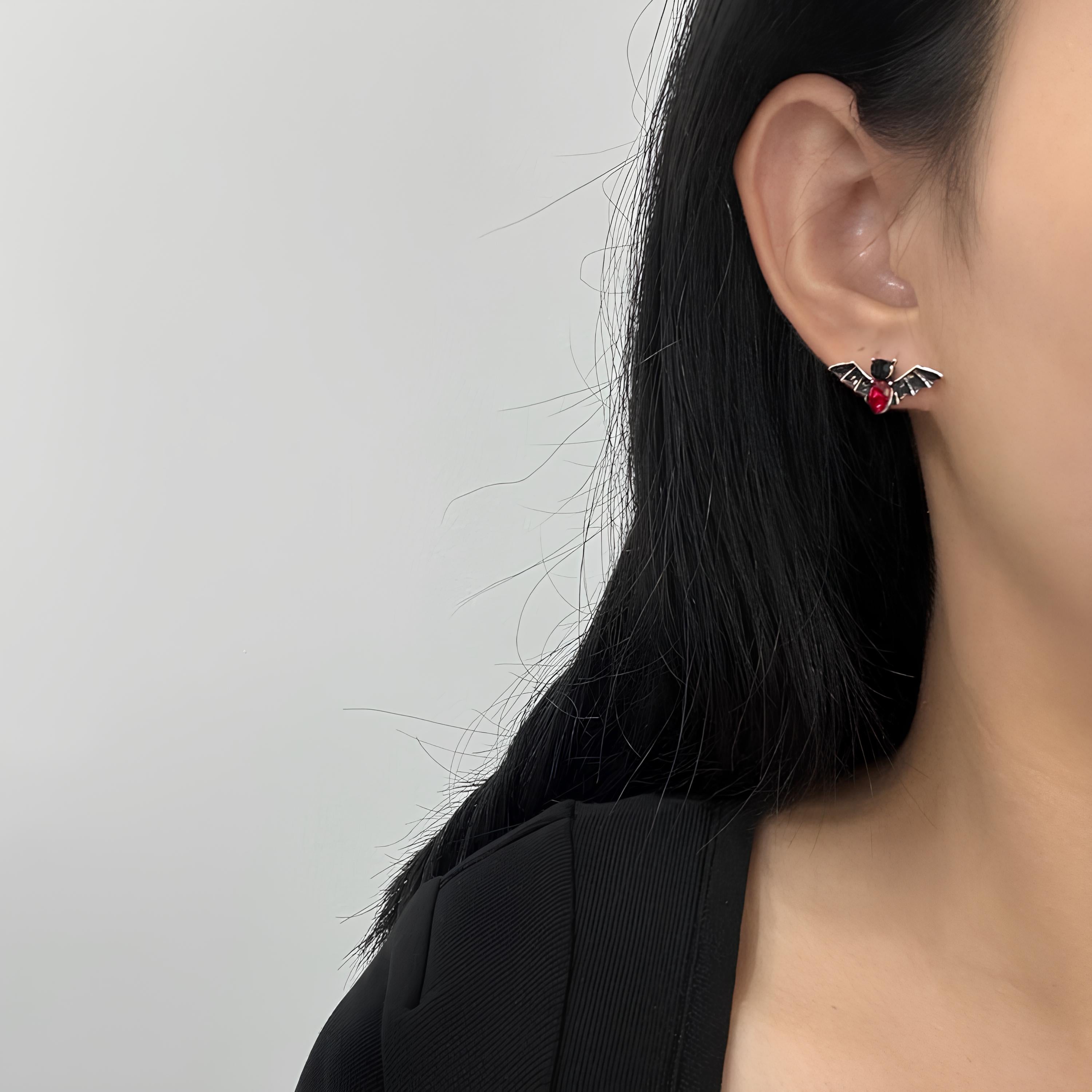 Bat Stud Earrings