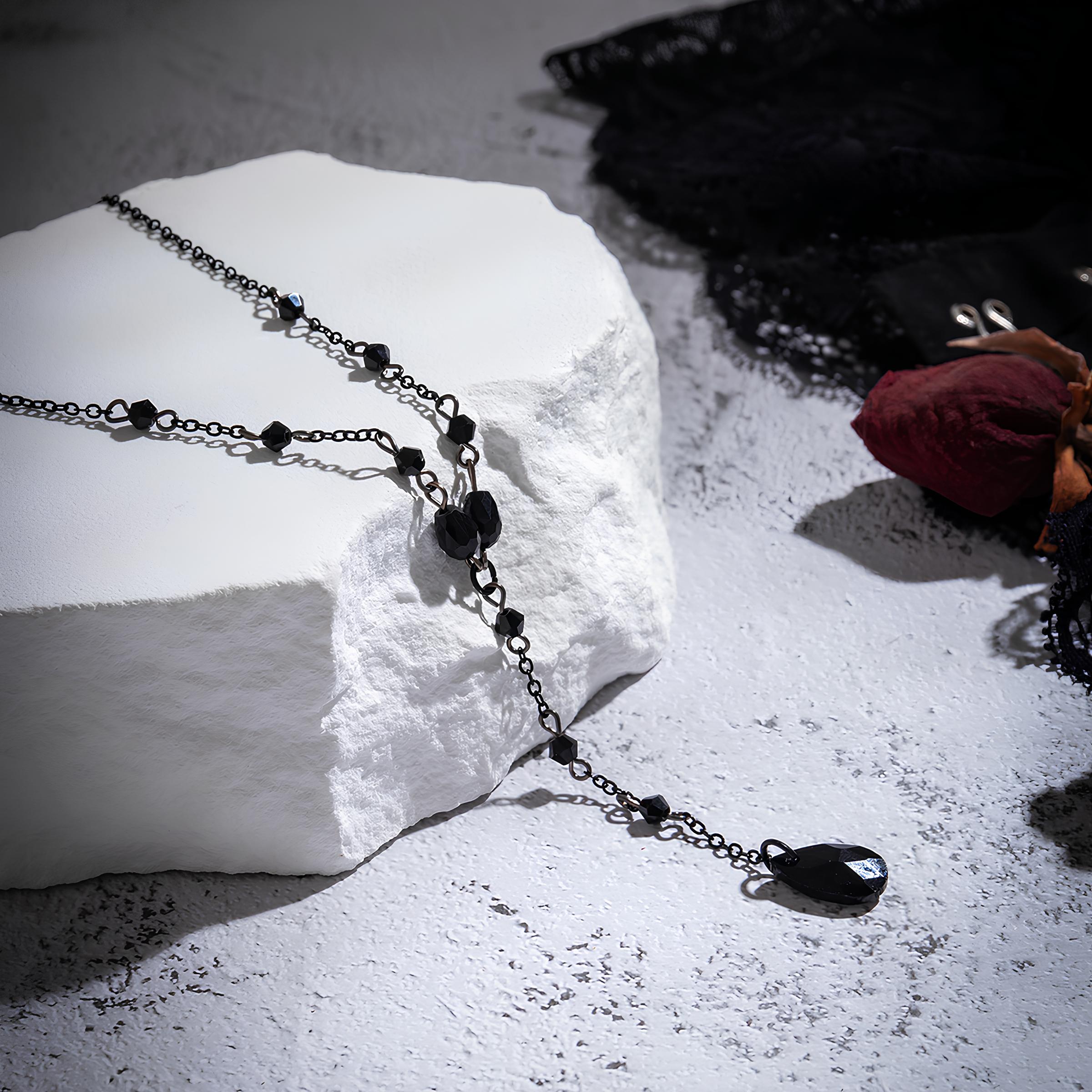 Midnight Drop Necklace