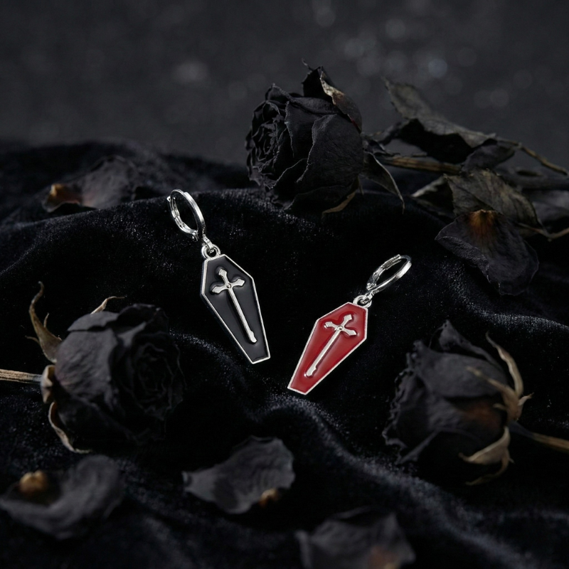 Coffin Earrings