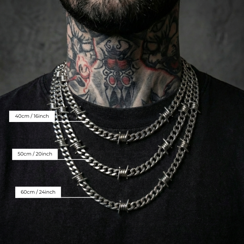 9mm Barb Wire Cuban Chain