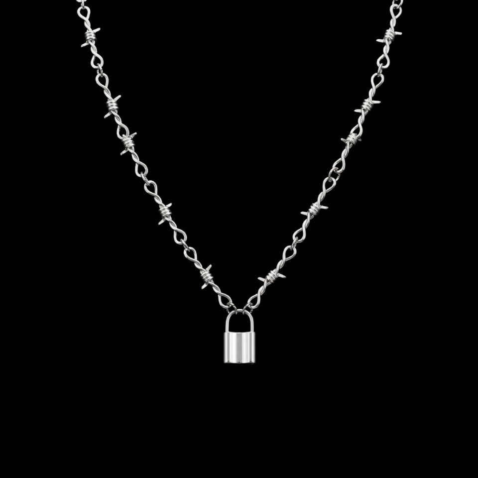 Barbed Lock Necklace