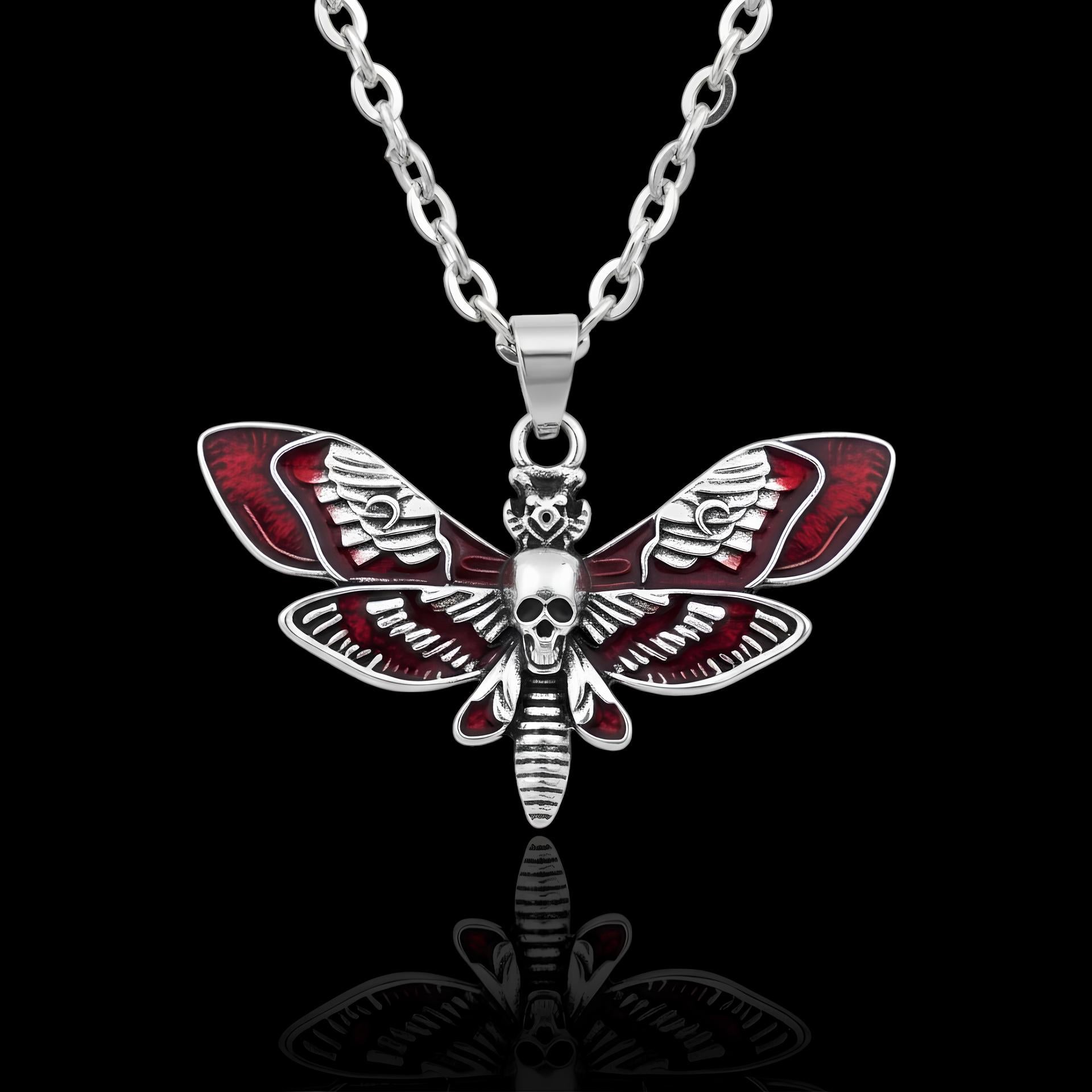 Blood Moth Necklace