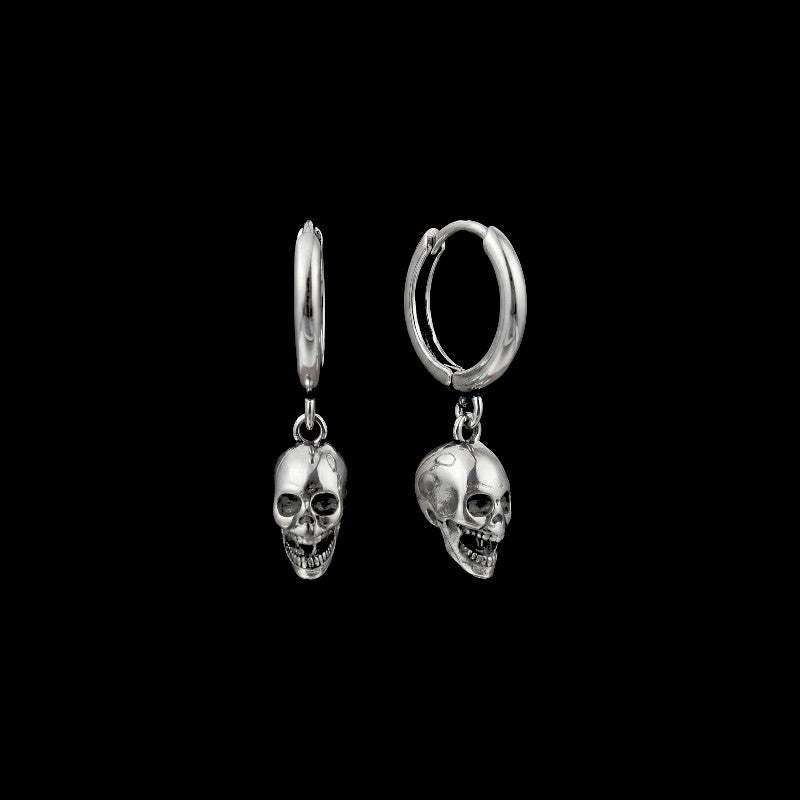 Death Hoop Earrings