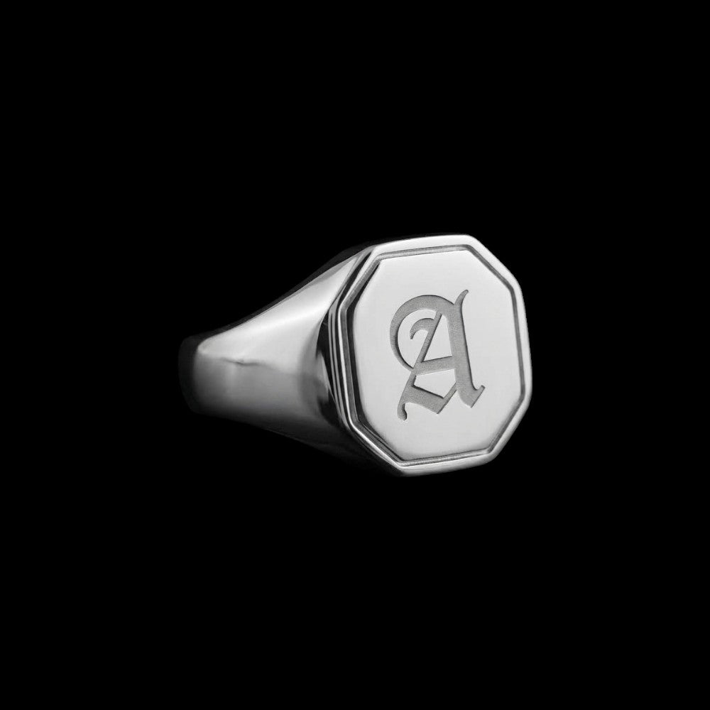 Custom Hex Signet Ring