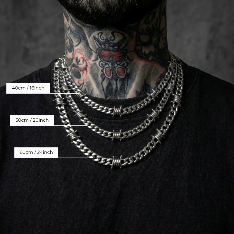 9mm Barb Wire Cuban Chain