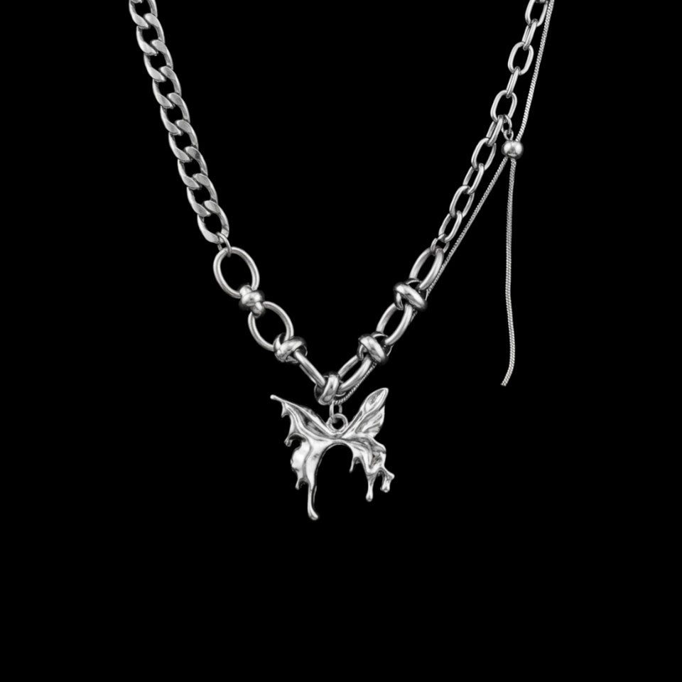 Midnight Flutter Necklace