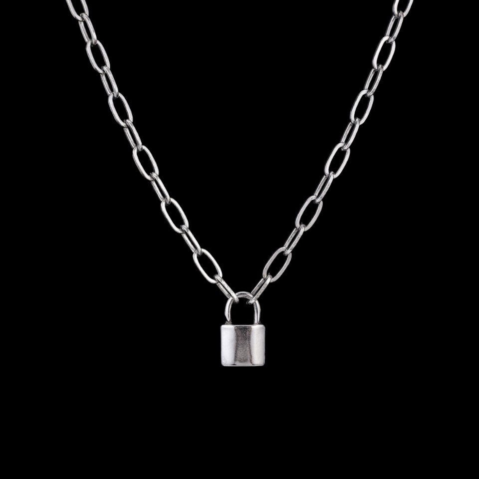 Paperclip Lock Necklace