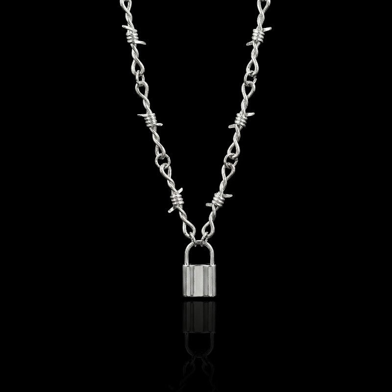 Barbed Lock Necklace