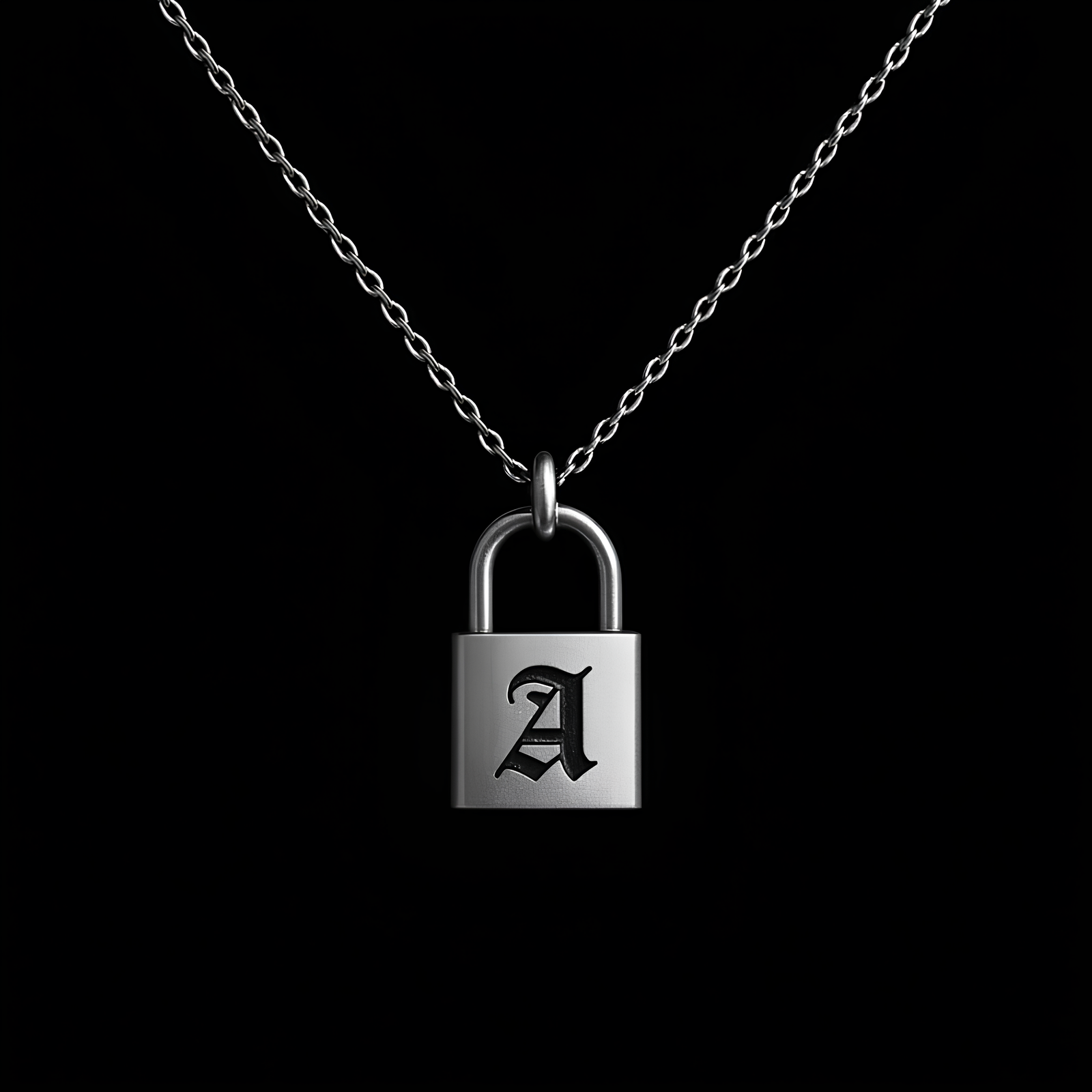 Gothic Lock Necklace