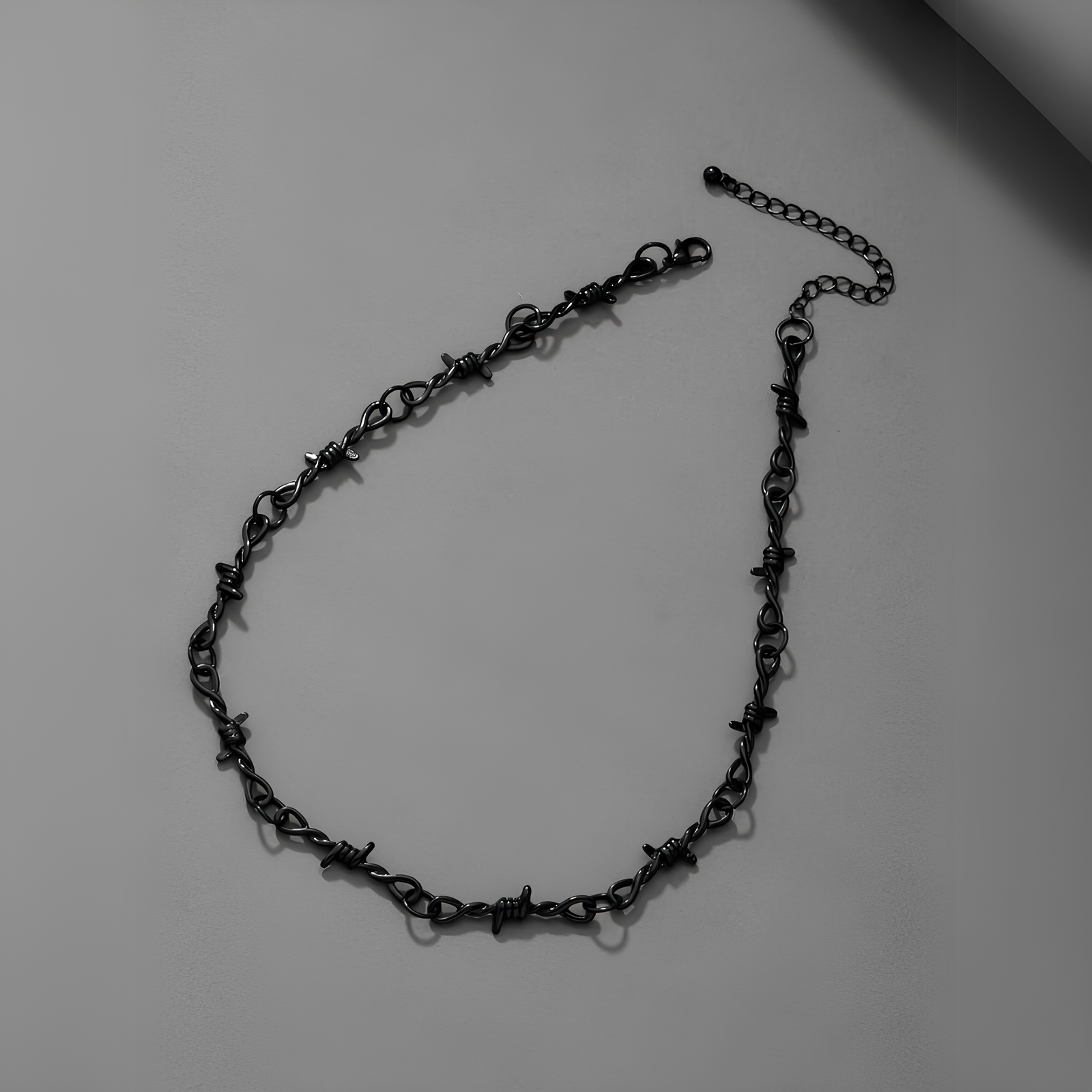 Black Barb Wire Necklace