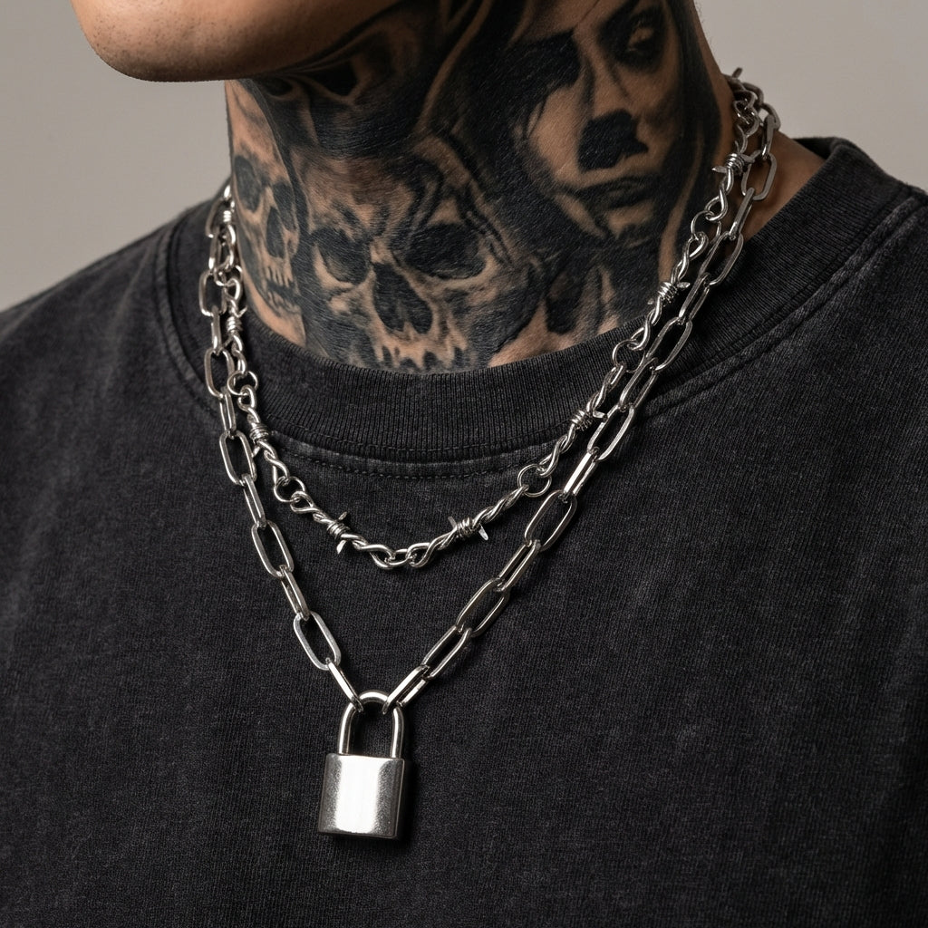 Paperclip Lock Necklace