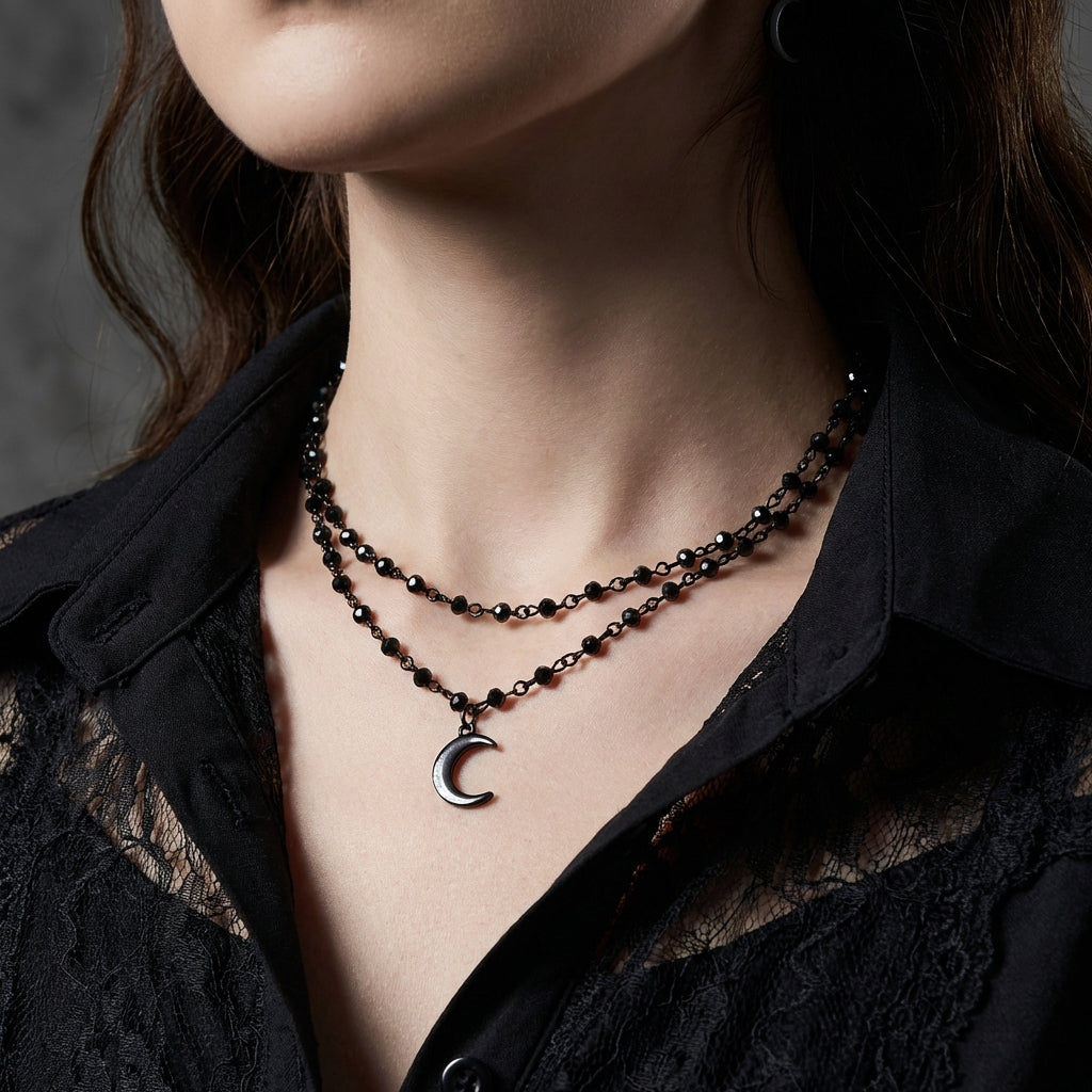 Crescent Moon Choker