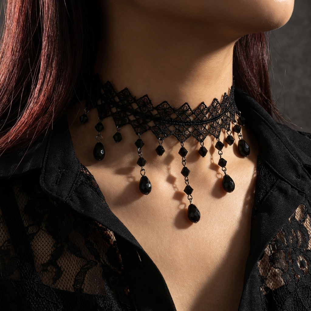 Black Lace Choker
