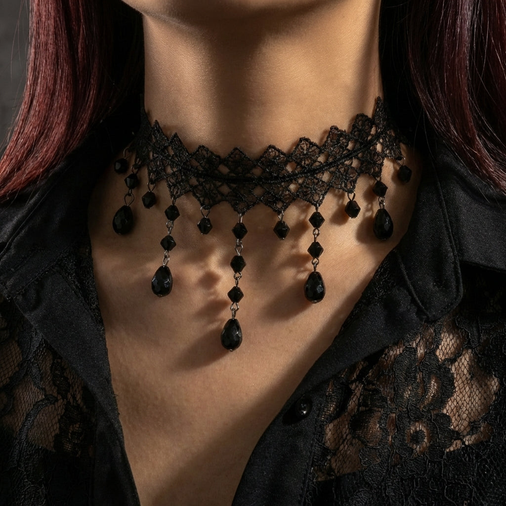 Black Lace Choker