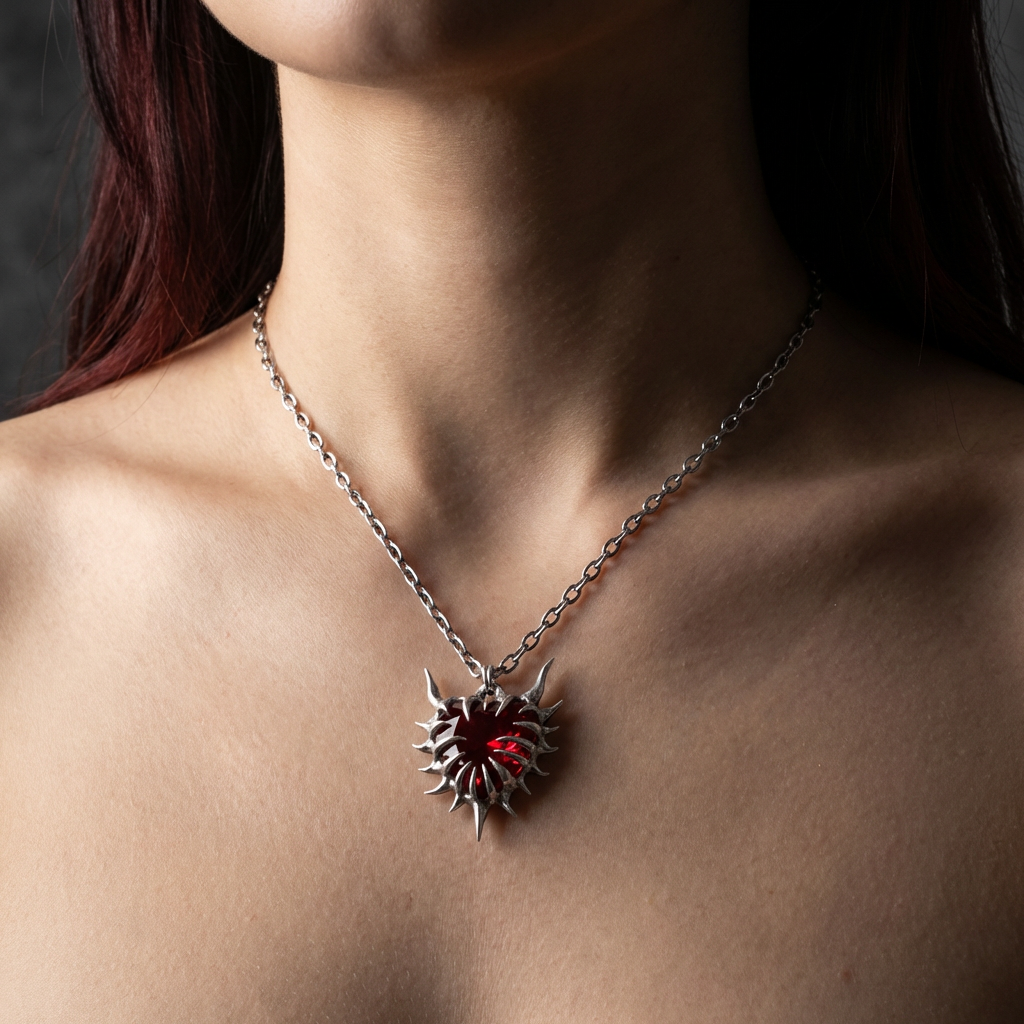 Venomous Heart Necklace