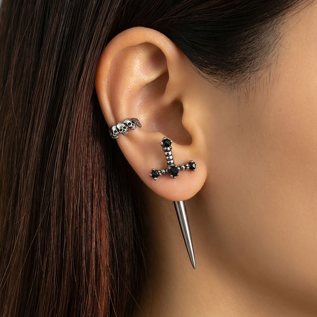 Shadow Dagger Earrings