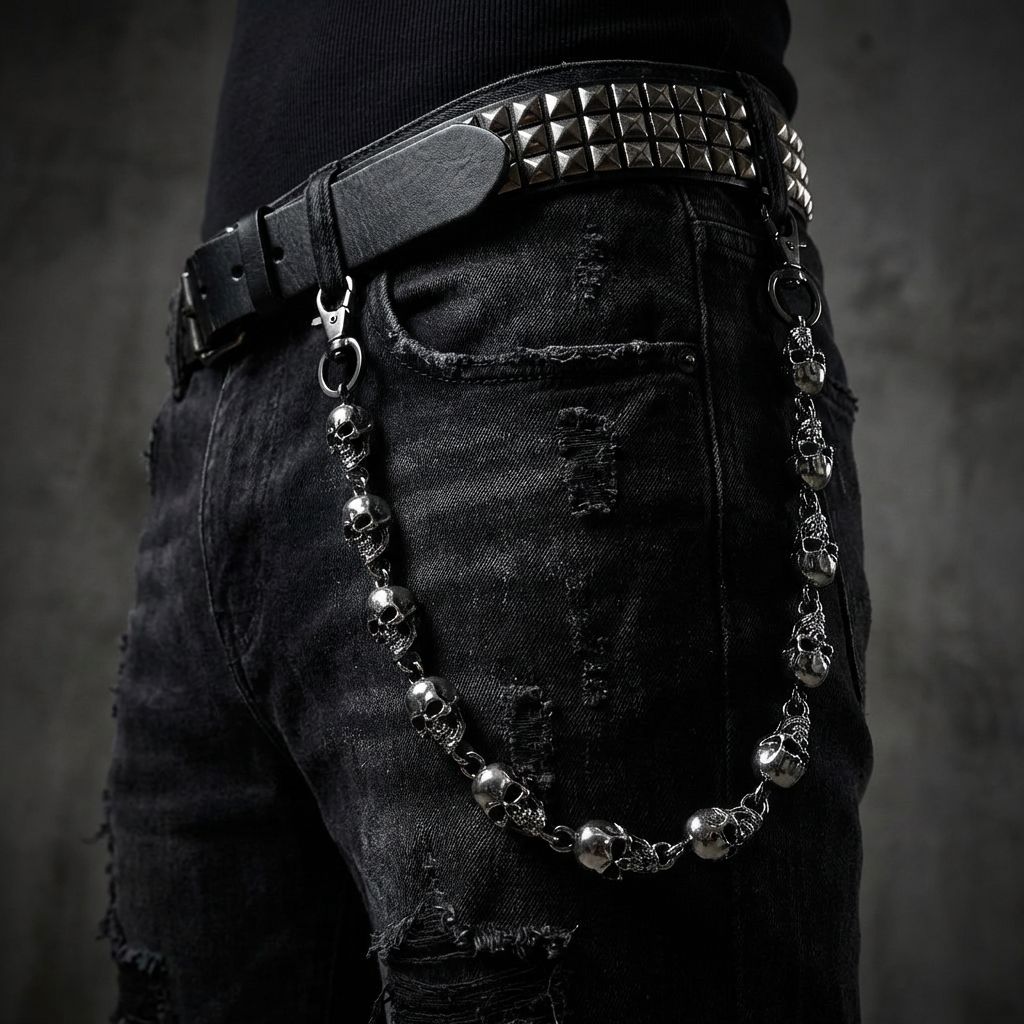 Skull Belt Chain