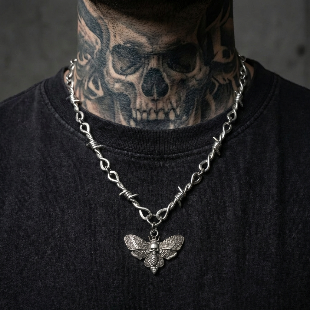 Death Moth Necklace