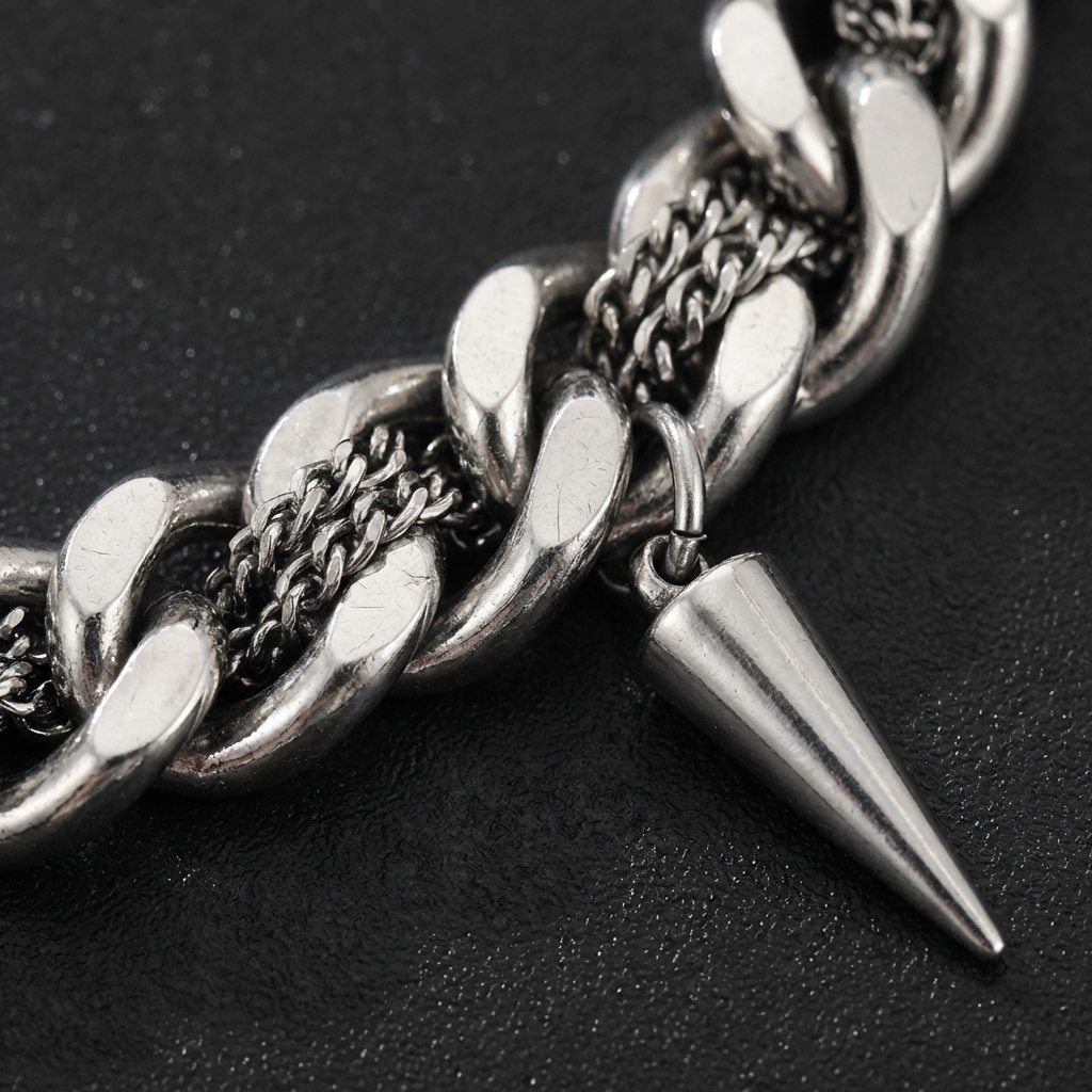 Spiked Cuban Bracelet