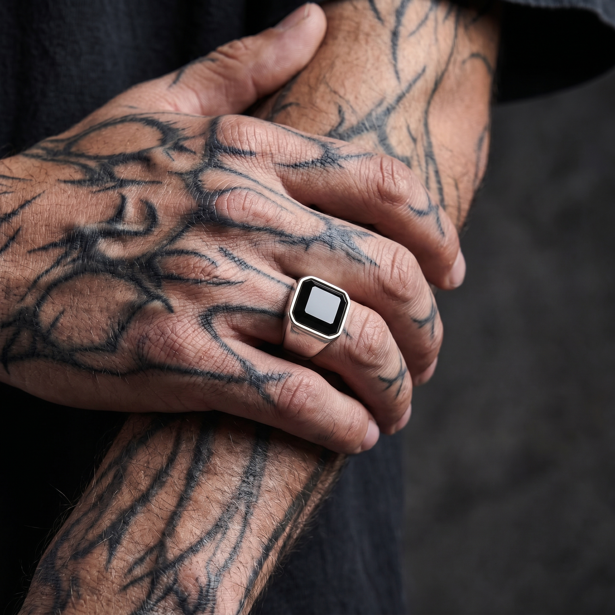 Black Signet Ring