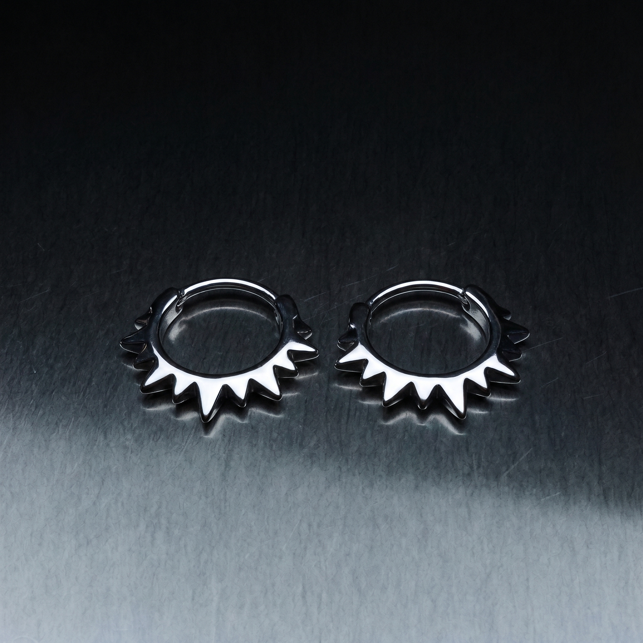 Serrated Earrings