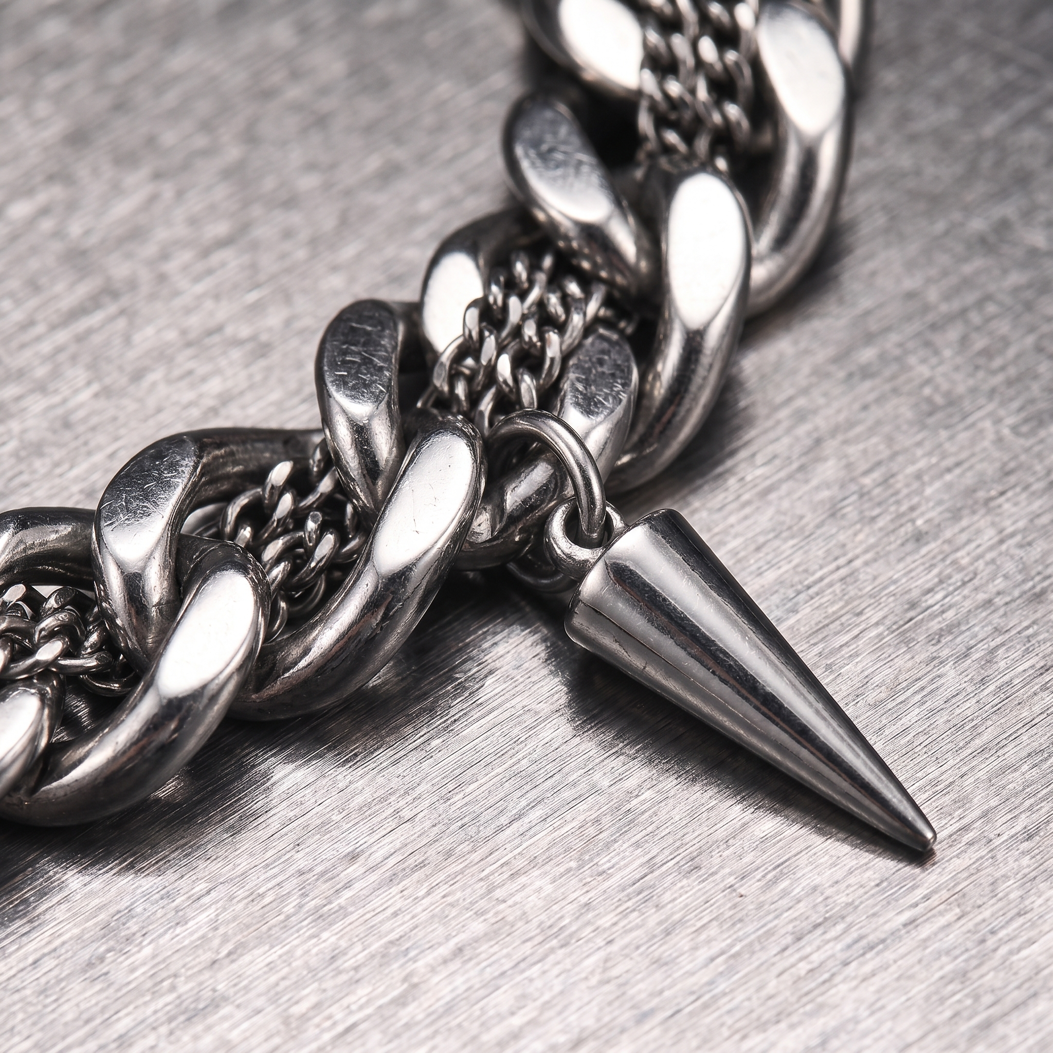 Spiked Cuban Bracelet