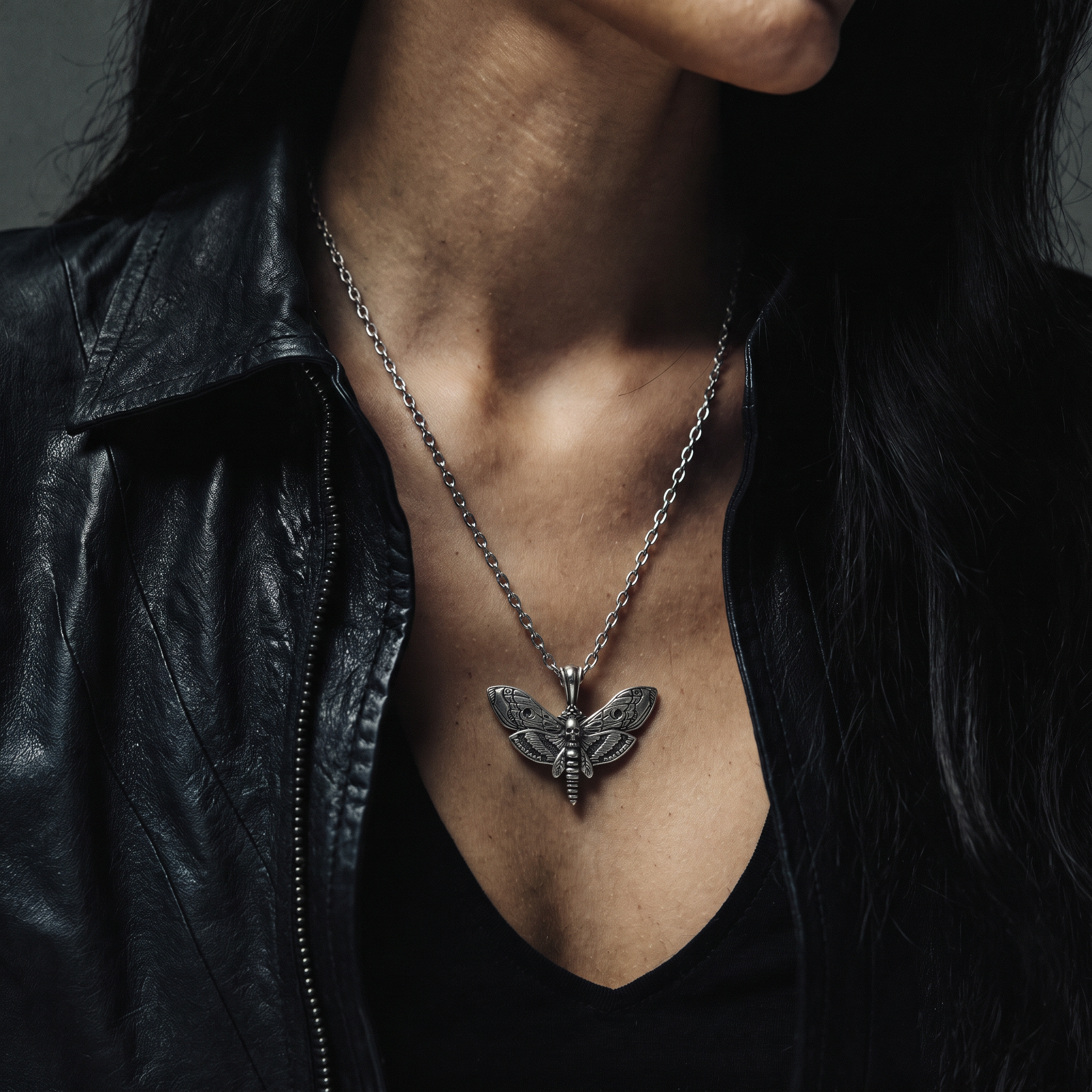 Death Moth Necklace