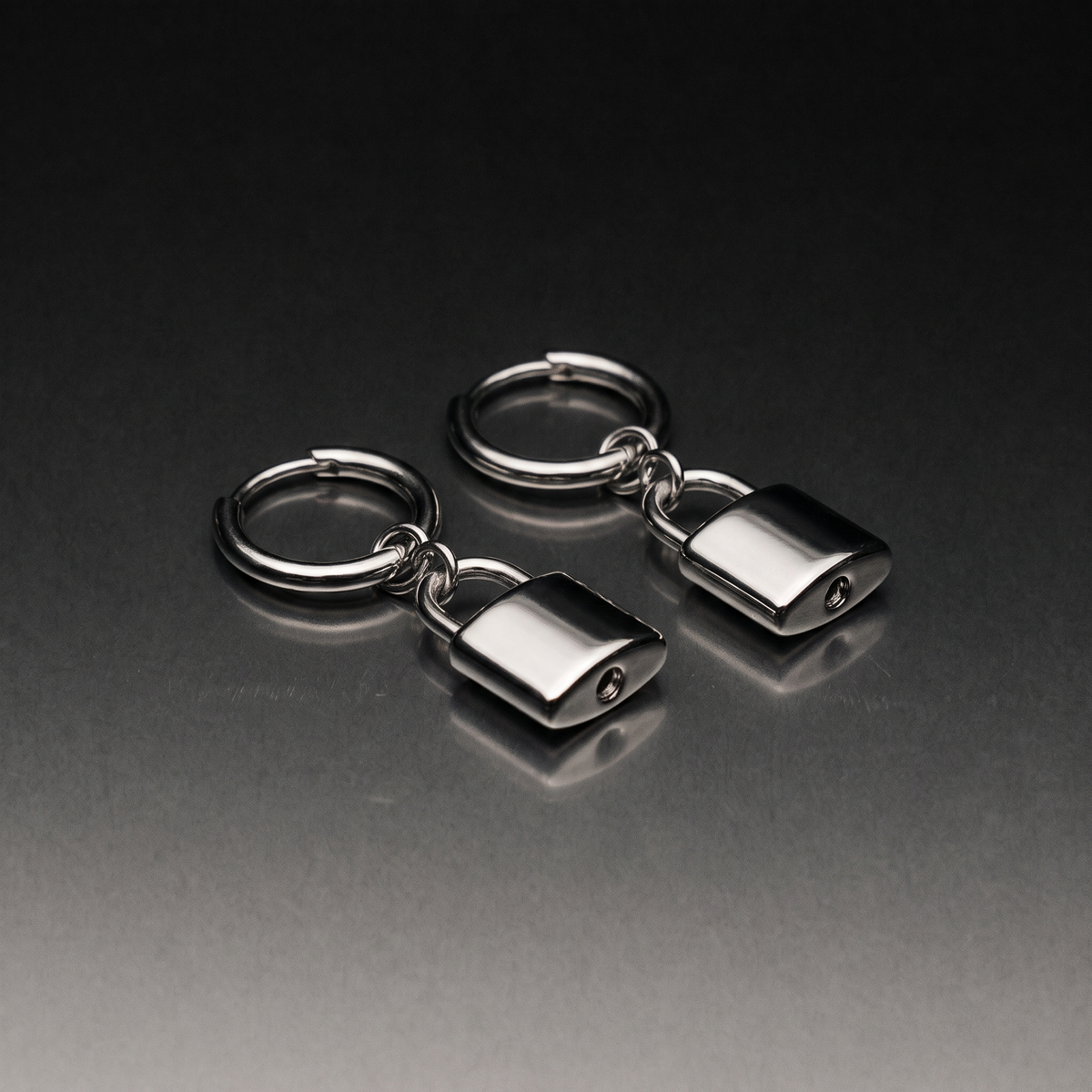 Lock Earrings