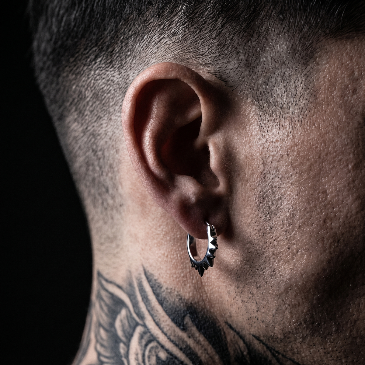 Serrated Earrings