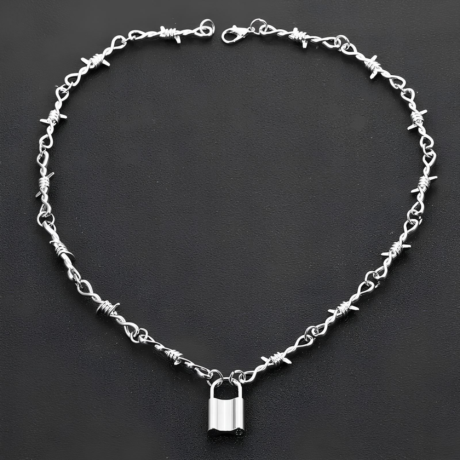 Barbed Lock Necklace