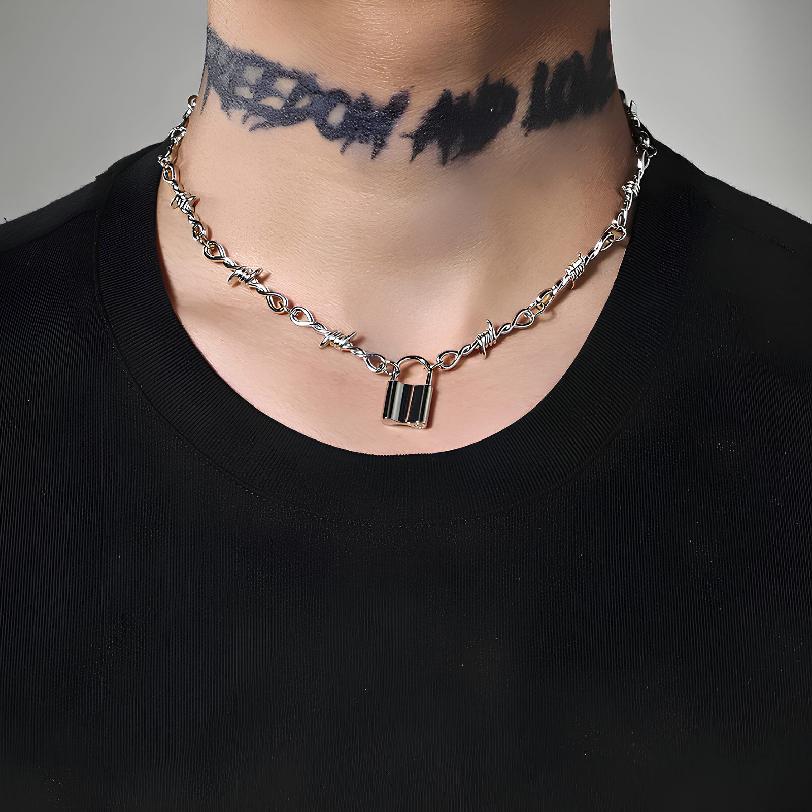 Barbed Lock Necklace