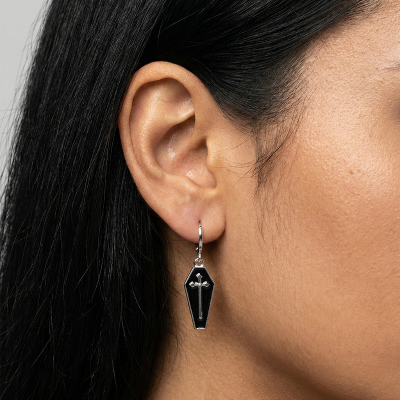 Coffin Earrings