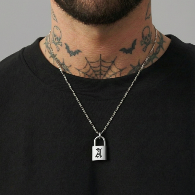 Gothic Lock Necklace